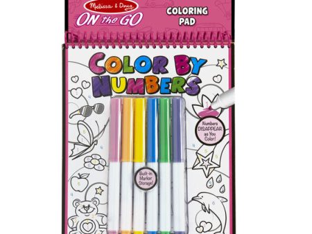 M&D - ON THE GO - COLOR BY NUMBERS BOOK -PINK For Discount