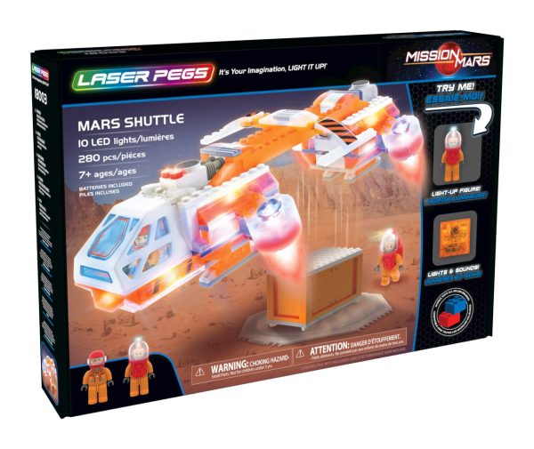 LASER PEGS MARS SHUTTLE SET Supply