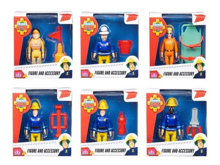 FIREMAN SAM FIGURES & ACCESSORIES IN TRAY For Discount