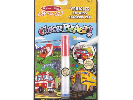 MELISSA & DOUG - ON THE GO - COLOR BLAST - VEHICLES Fashion