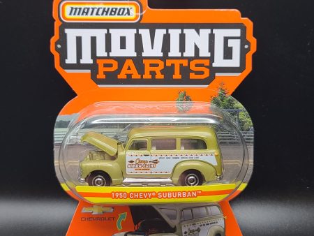 Matchbox 1950 Chevy Suburban  Camp Arrow Flint  (2022 Moving Parts) Sale