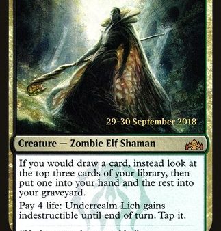 Underrealm Lich [Guilds of Ravnica Promos] For Cheap