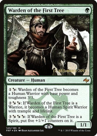 Warden of the First Tree [Fate Reforged Promos] Hot on Sale