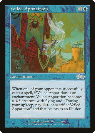 Veiled Apparition [Urza s Saga] For Sale