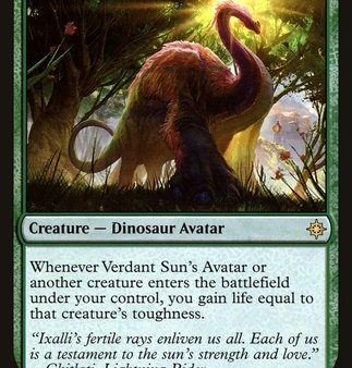 Verdant Sun s Avatar [Ixalan] Sale