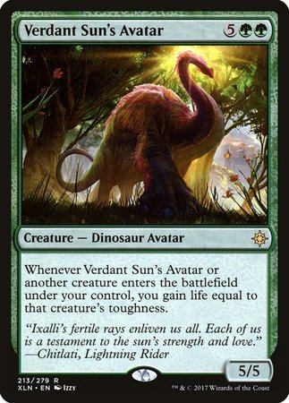 Verdant Sun s Avatar [Ixalan] Sale