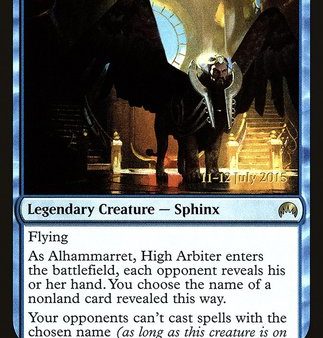 Alhammarret, High Arbiter [Magic Origins Promos] Discount