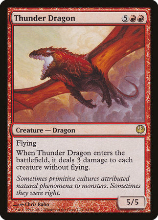 Thunder Dragon [Duel Decks: Knights vs. Dragons] Discount