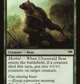 Ulvenwald Bear [Dark Ascension] Online now