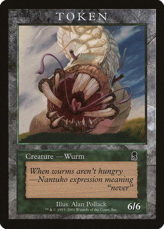 Wurm Token (Odyssey) [Magic Player Rewards 2002] For Discount