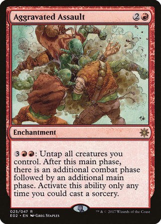 Aggravated Assault [Explorers of Ixalan] Discount