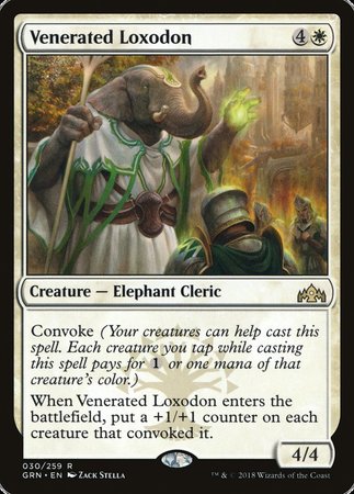 Venerated Loxodon [Guilds of Ravnica] on Sale