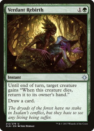 Verdant Rebirth [Ixalan] Online