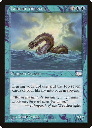 Tolarian Serpent [Weatherlight] For Sale