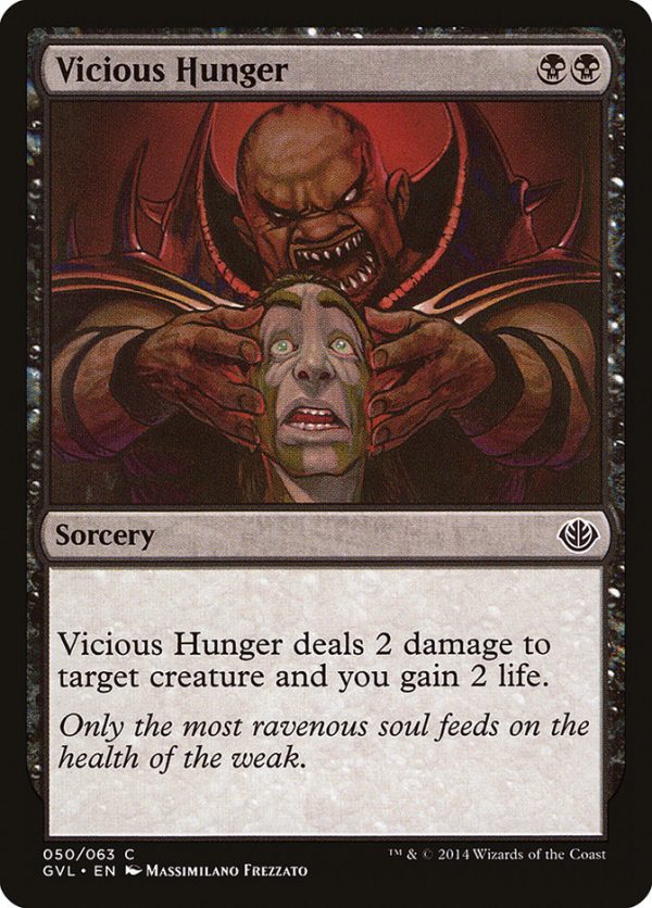 Vicious Hunger (Garruk vs. Liliana) [Duel Decks Anthology] For Cheap