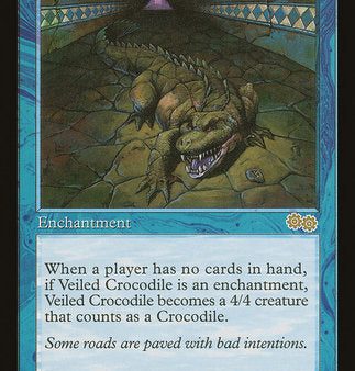 Veiled Crocodile [Urza s Saga] Online Hot Sale