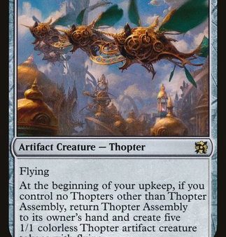 Thopter Assembly [Duel Decks: Elves vs. Inventors] For Discount