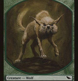 Wolf Token [Shadowmoor Tokens] on Sale