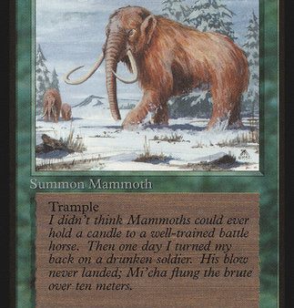 War Mammoth [Limited Edition Beta] Online Sale