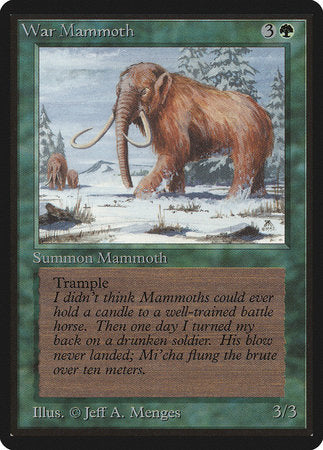 War Mammoth [Limited Edition Beta] Online Sale