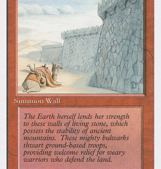 Wall of Stone [Fourth Edition] For Discount