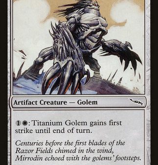 Titanium Golem [Mirrodin] Fashion